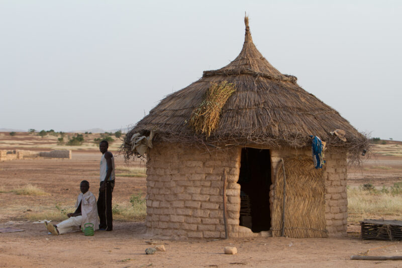Rural Village Housing — Houses in a rural village in Burkina Faso, Africa — Africa, West Africa, Burkina Faso, poor, poverty