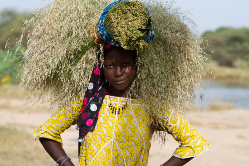 Girl in Burkina Faso — Girl living in rural Burkina Faso — Africa, West Africa, Burkina Faso, poor, poverty