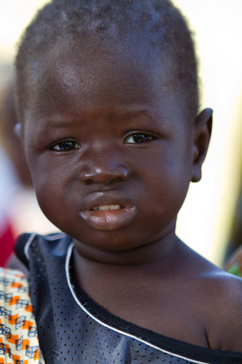 Baby in Burkina Faso — Baby living in a remote region of Burkina Faso, Africa — Africa, West Africa, Burkina Faso, poor, poverty