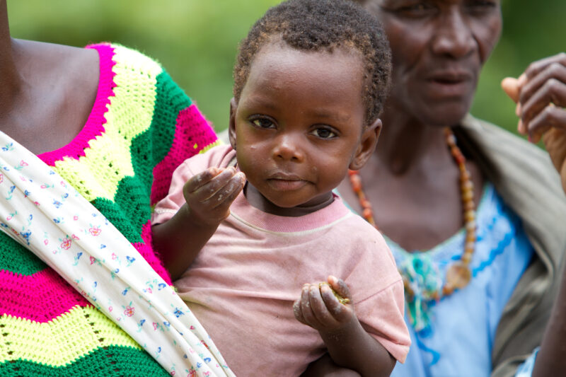 Baby in Burkina Faso — Baby living in a remote region of Burkina Faso, Africa — Africa, West Africa, Burkina Faso, poor, poverty