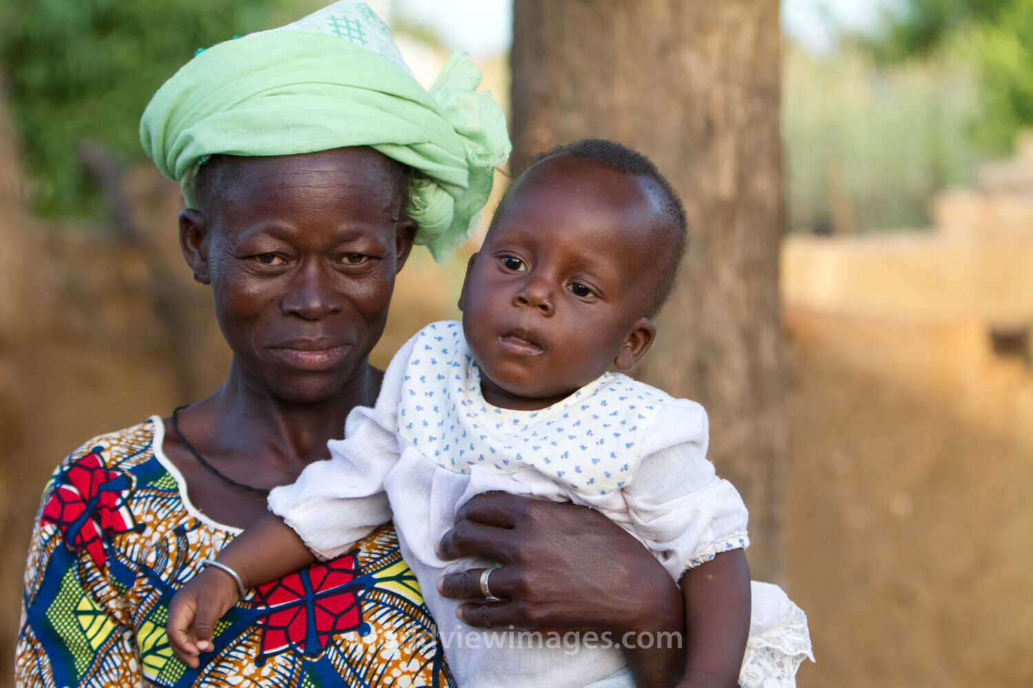 Mother and Baby in Burkina Faso