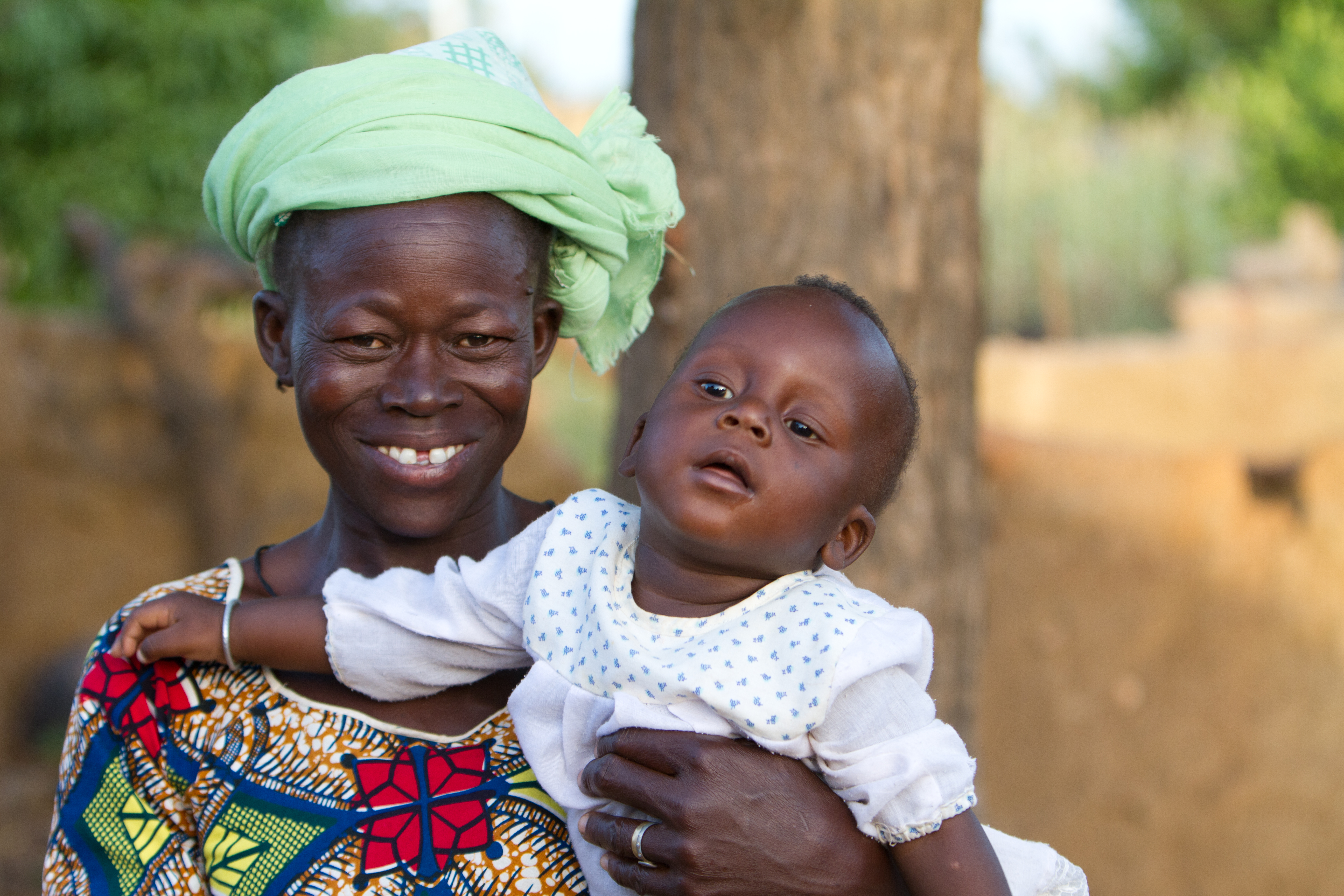 Mother and Baby in Burkina Faso