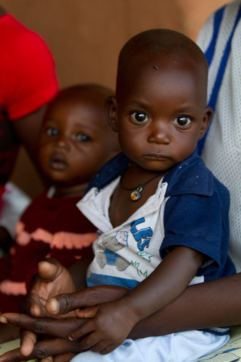 Malnourished in Burkina Faso — Babies living in a region of Burkina faso going through a severe drought show signs of being malnourished. — Africa, West Afri...
