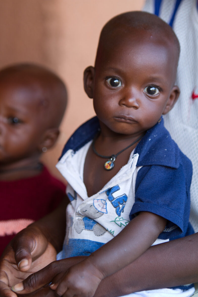 Malnourished in Burkina Faso — Babies living in a region of Burkina faso going through a severe drought show signs of being malnourished. — Africa, West Afri...