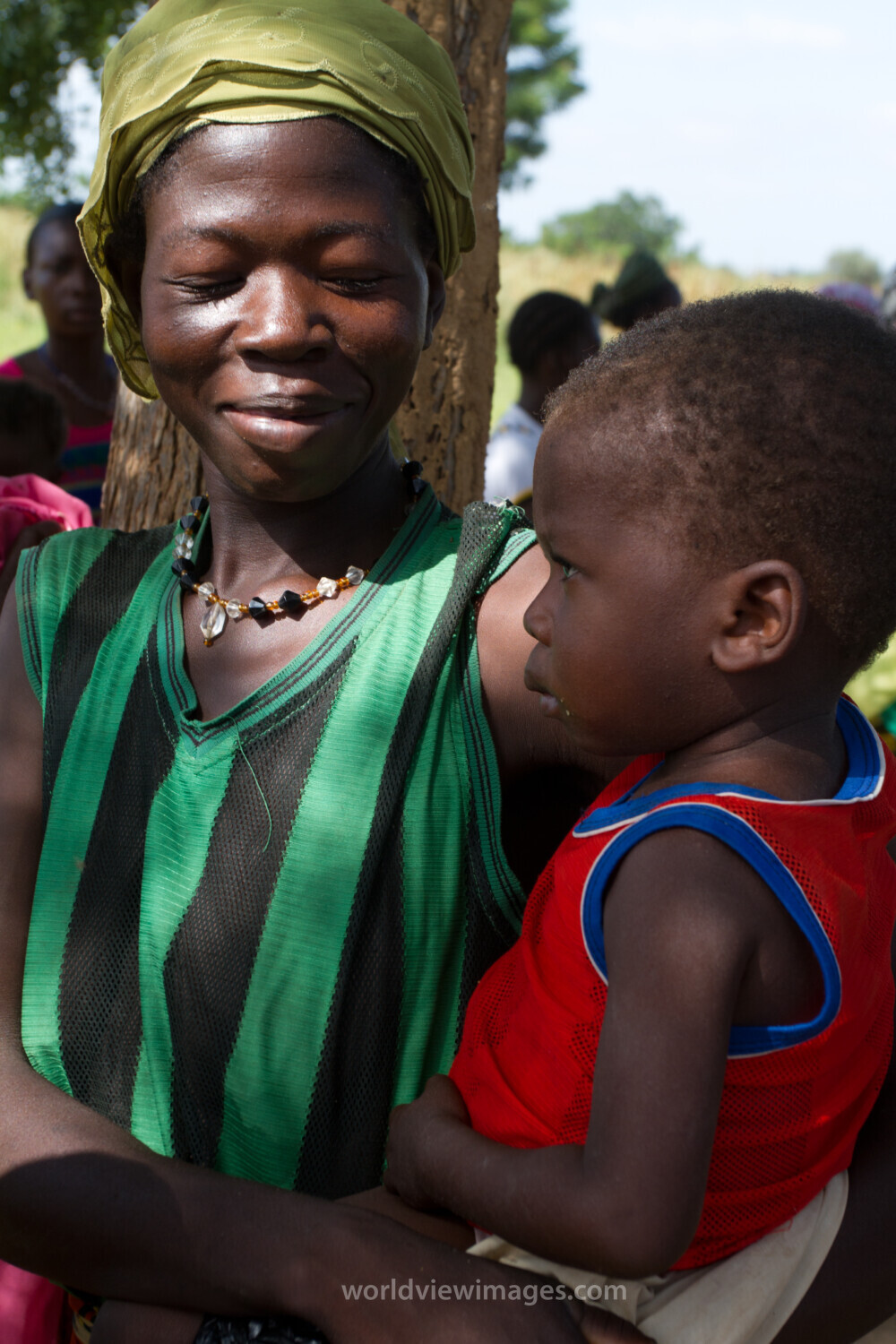 Mother and Baby in Burkina Faso