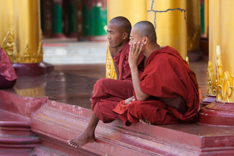 Buddhist Monk in Myanmar — Image from the Buddhist religion in Myanmar — ADRA, Burma, Myanmar
