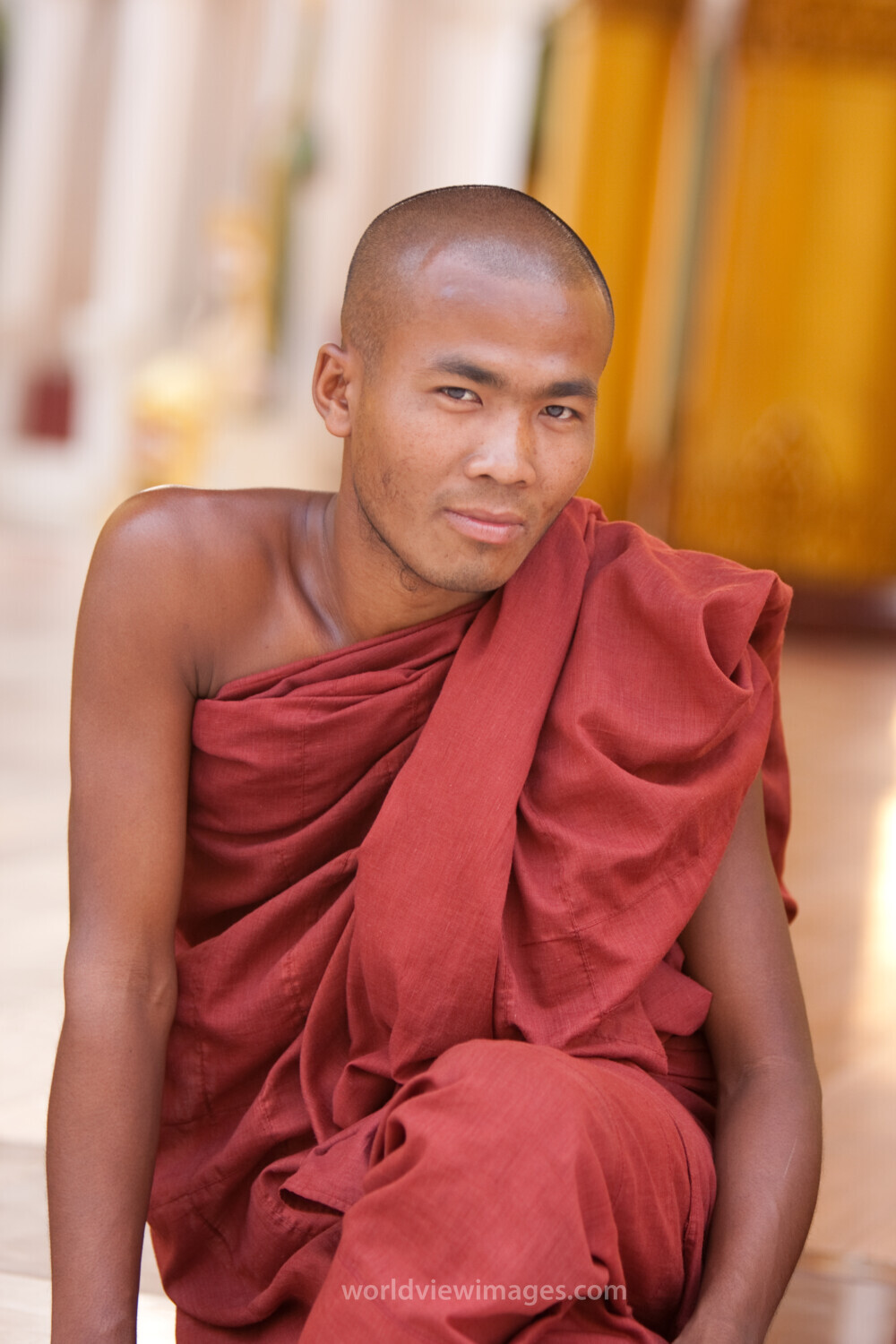 Buddhist Monk in Myanmar