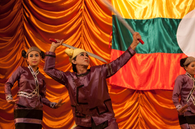 Myanmar — Burma, Myanmar, dance, dancers, women