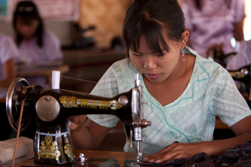 Myanmar — Burmese people learn new skills from ADRA training programs, to gain new income for their family. — ADRA, Burma, Myanmar, Skills training, Adult Ed...