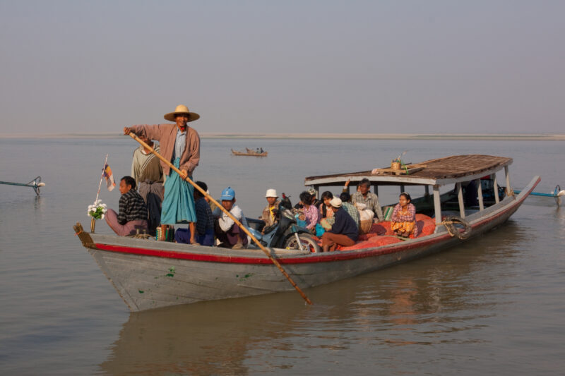 Myanmar — ADRA, Burma, Myanmar, Irrawaddy River, Taxi