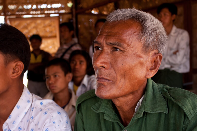 Myanmar — Burmese people learn new skills from ADRA training programs, to gain new income for their family. — Burma, Myanmar, Faces, man, men