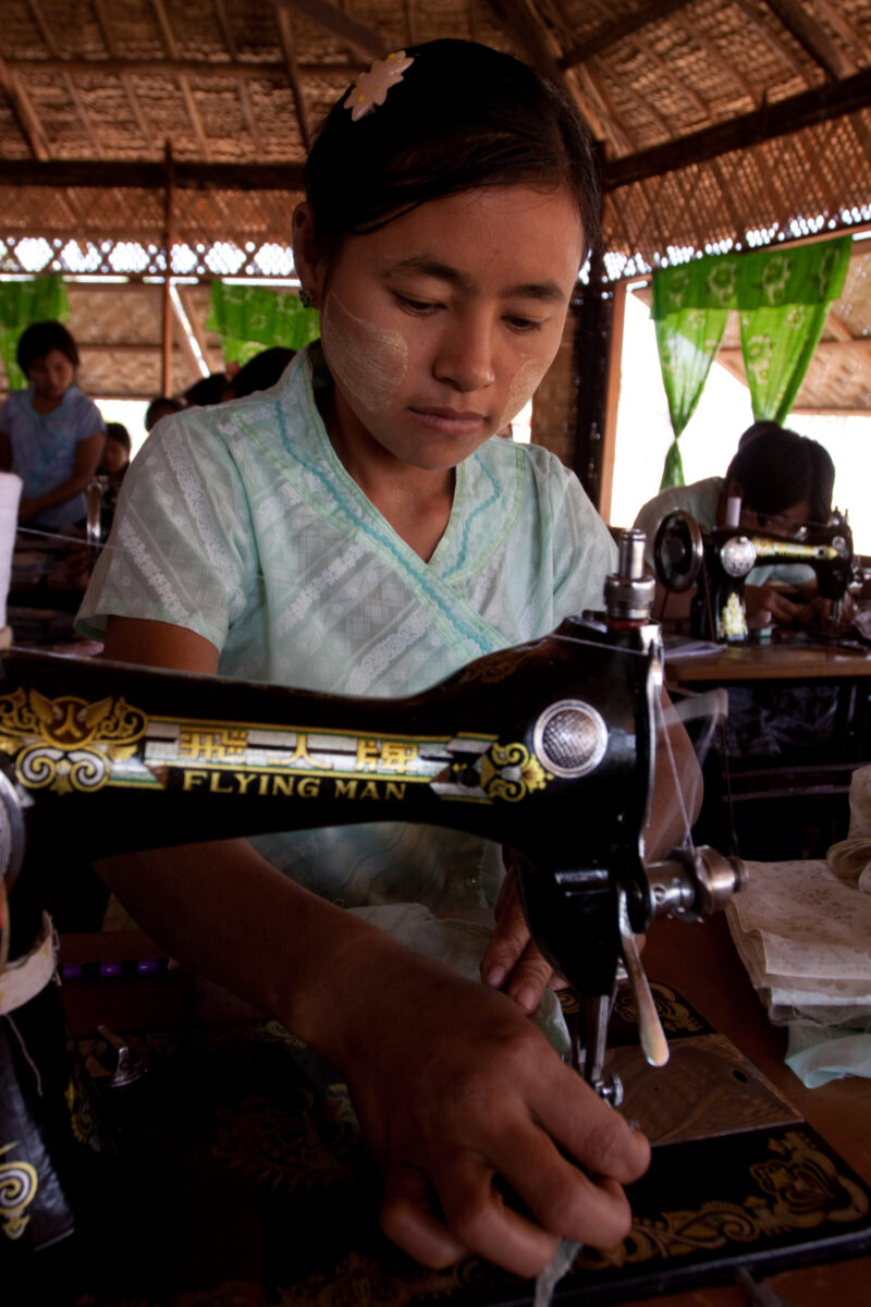 Learning to Sew — Burmese people learn new skills from ADRA training programs, to gain new income for their family. — ADRA, Burma, Myanmar, Skills training, ...