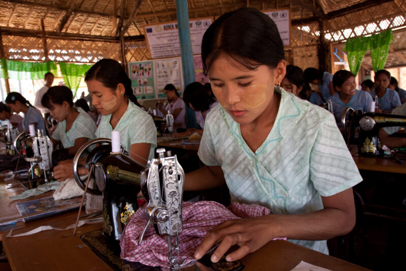 Learning to Sew — Burmese people learn new skills from ADRA training programs, to gain new income for their family. — ADRA, Burma, Myanmar, Skills training, ...