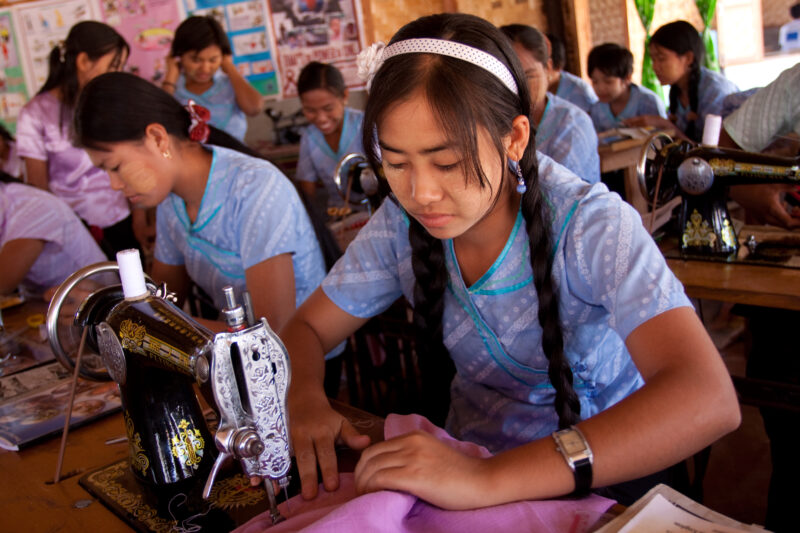 Learning to Sew — Burmese people learn new skills from ADRA training programs, to gain new income for their family. — ADRA, Burma, Myanmar, Skills training, ...
