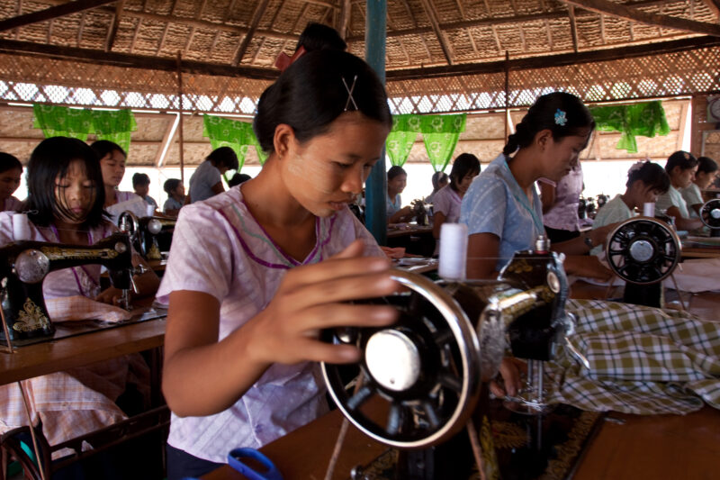 Learning to Sew — Burmese people learn new skills from ADRA training programs, to gain new income for their family. — ADRA, Burma, Myanmar, Skills training, ...