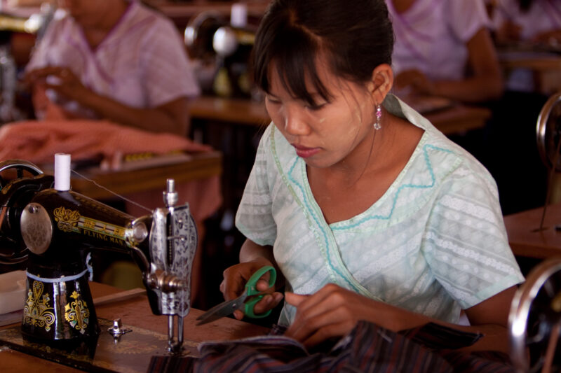 Learning to Sew — Burmese people learn new skills from ADRA training programs, to gain new income for their family. — ADRA, Burma, Myanmar, Skills training, ...