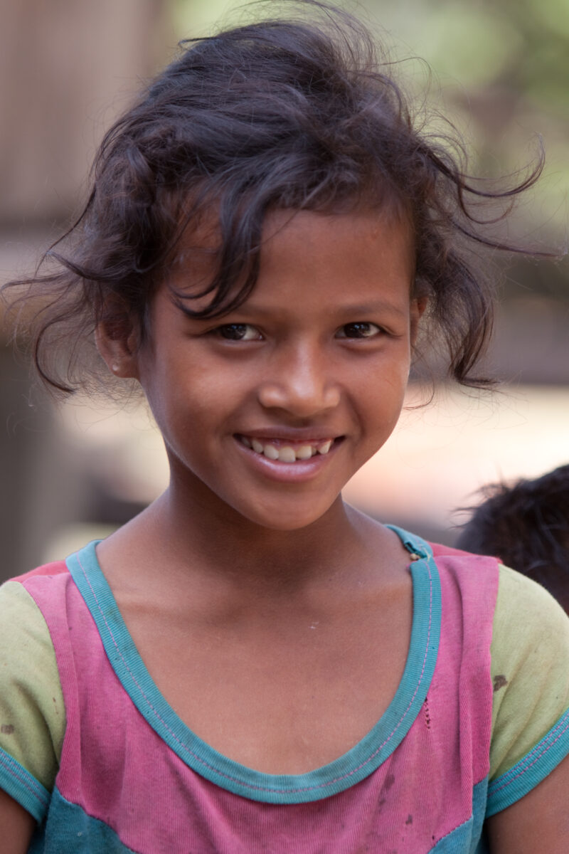 Girls in Cambodia — Stock image of young girl in Cambodia — Cambodia, ADRA, faces, children, girls