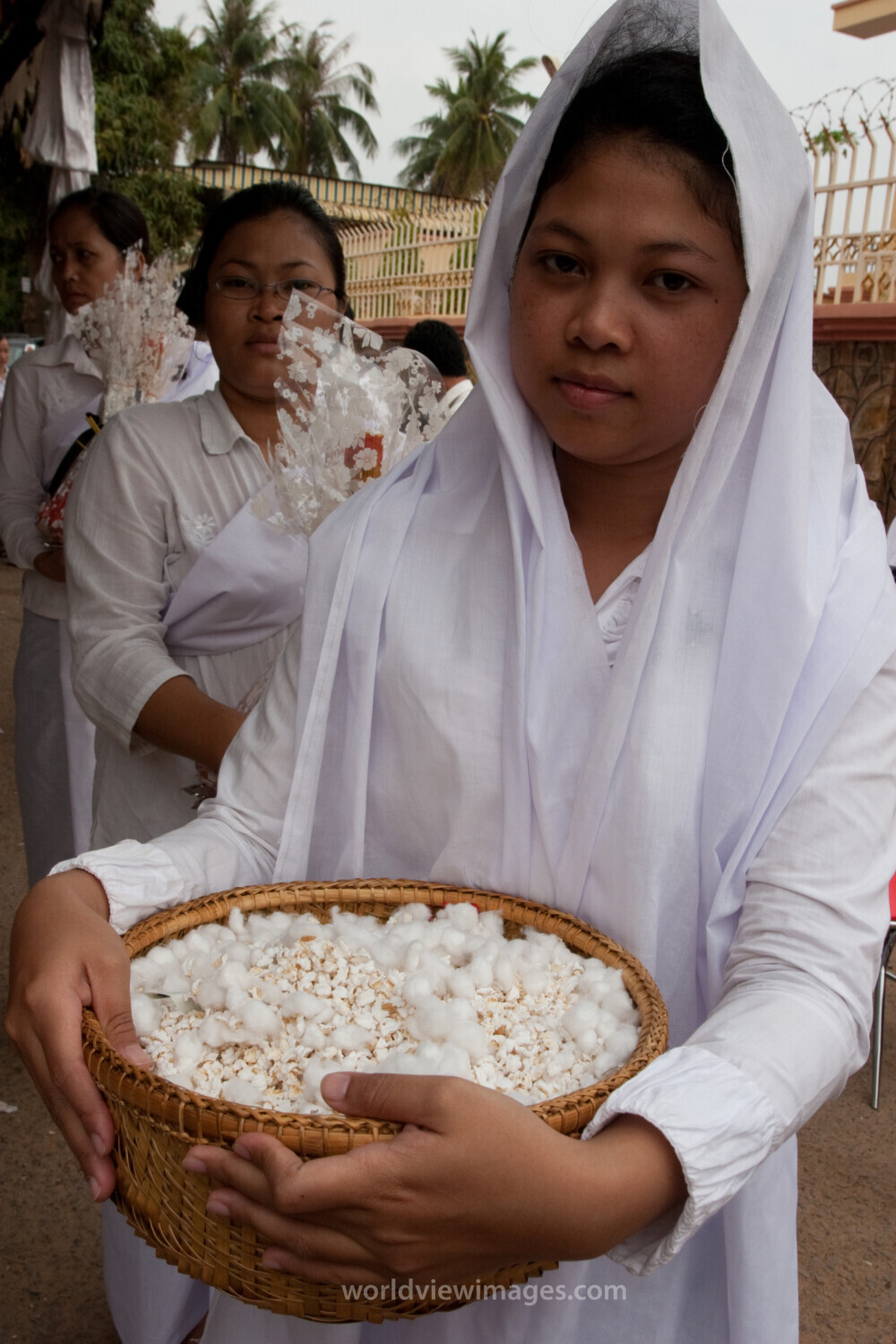 Funeral Attendant in Cambodia