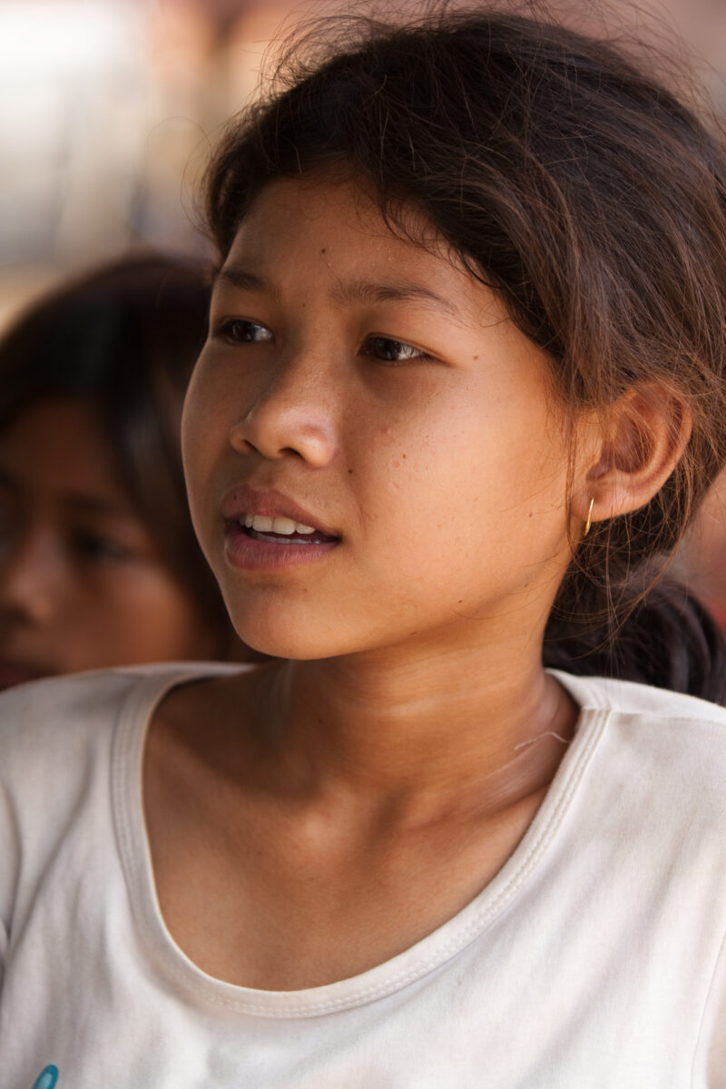 Children of Cambodia — Stock image of young girl in Cambodia — Cambodia, ADRA, faces, children, girls