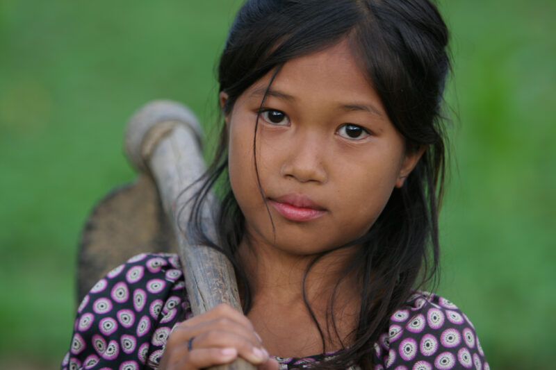 Children of Cambodia — Stock image of young girl in Cambodia — Cambodia, ADRA, faces, children, girls