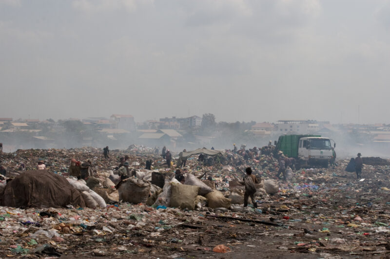 Photo: City Dump — Cambodia, dump, trash