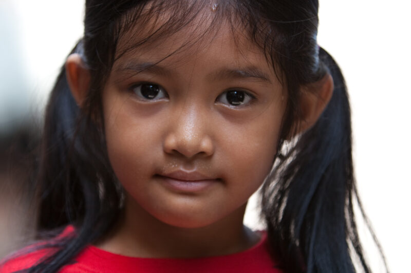 Children of Cambodia — Stock image of young girl in Cambodia — Cambodia, ADRA, faces, children, girls