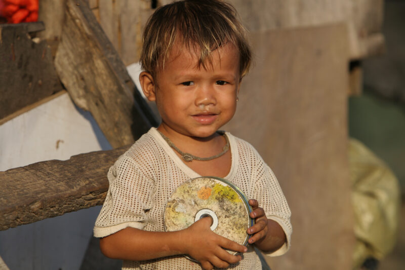 Children of Cambodia — Boy in Poverty in Cambodia — Cambodia, boy, baby, child, poverty