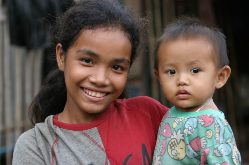 Children of Cambodia — Stock image of young girl in Cambodia — Cambodia, ADRA, faces, children, girls