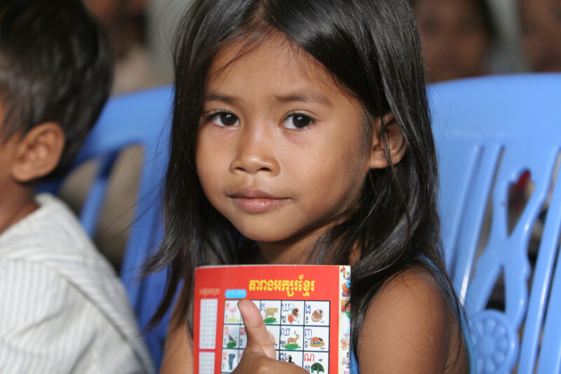 Children of Cambodia — Stock image of young girl in Cambodia — Cambodia, ADRA, faces, children, girls