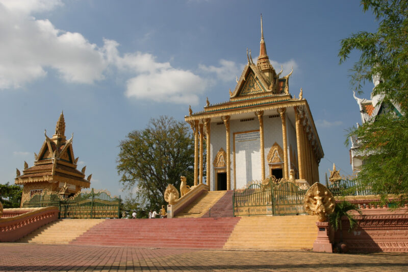 Buddhist Pagoda in Cambodia — stock image of a Buddhist temple in Cambodia — Cambodia, pagoda, temple, Buddhist, Buddhism