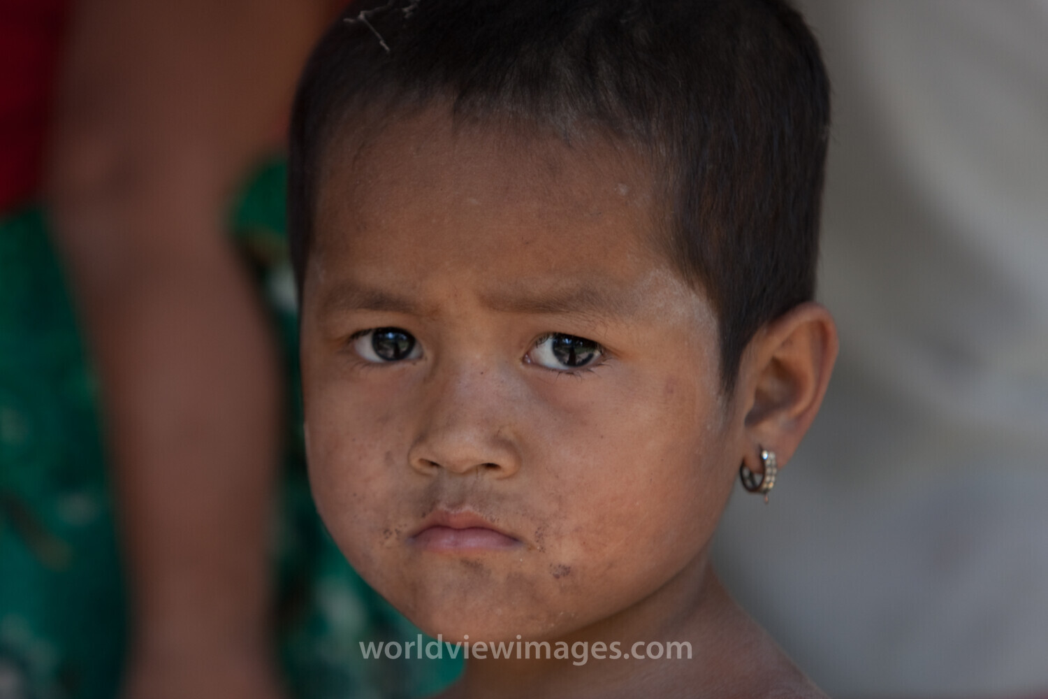 Girl Living in Poverty in Cambodia