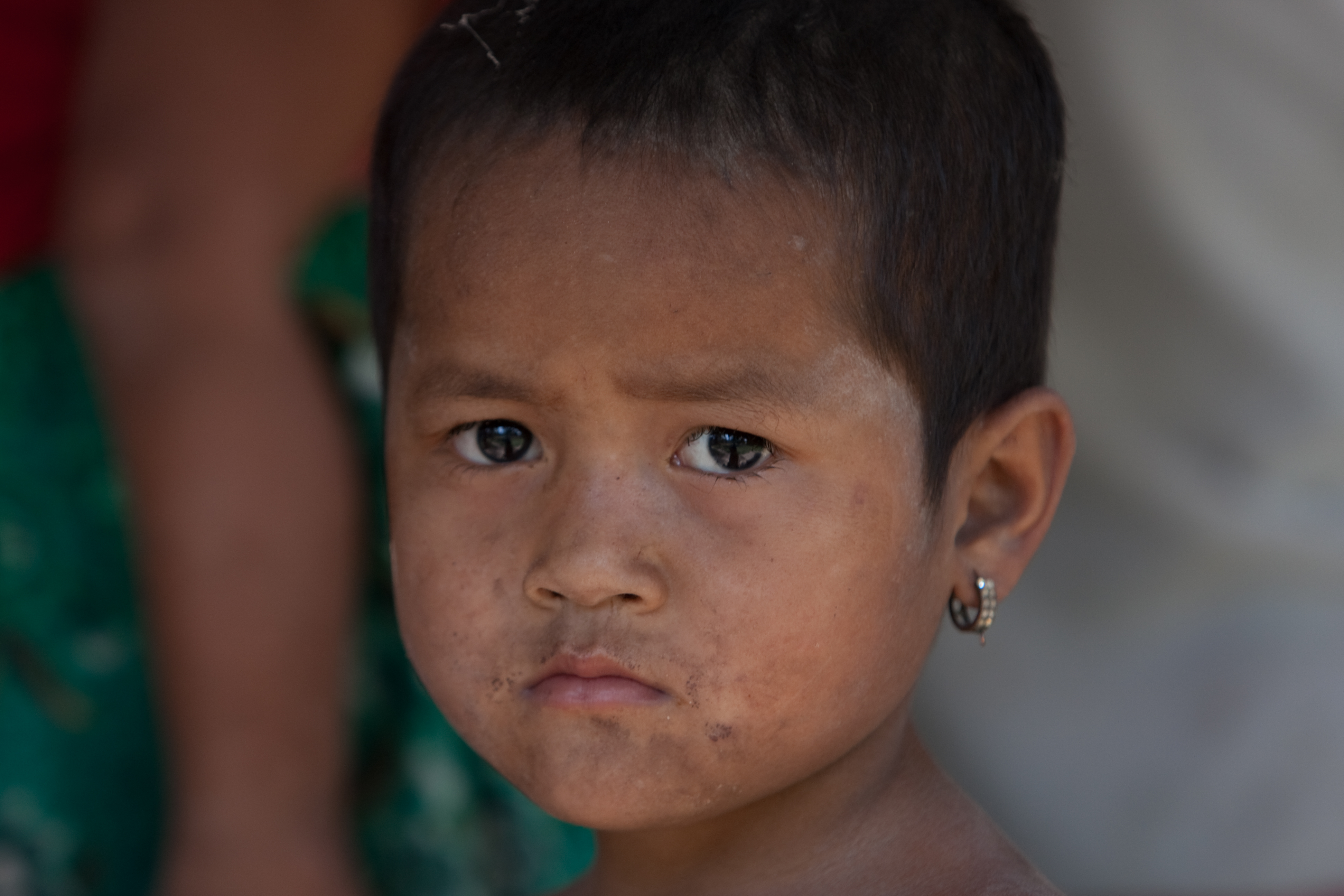 Girl Living in Poverty in Cambodia