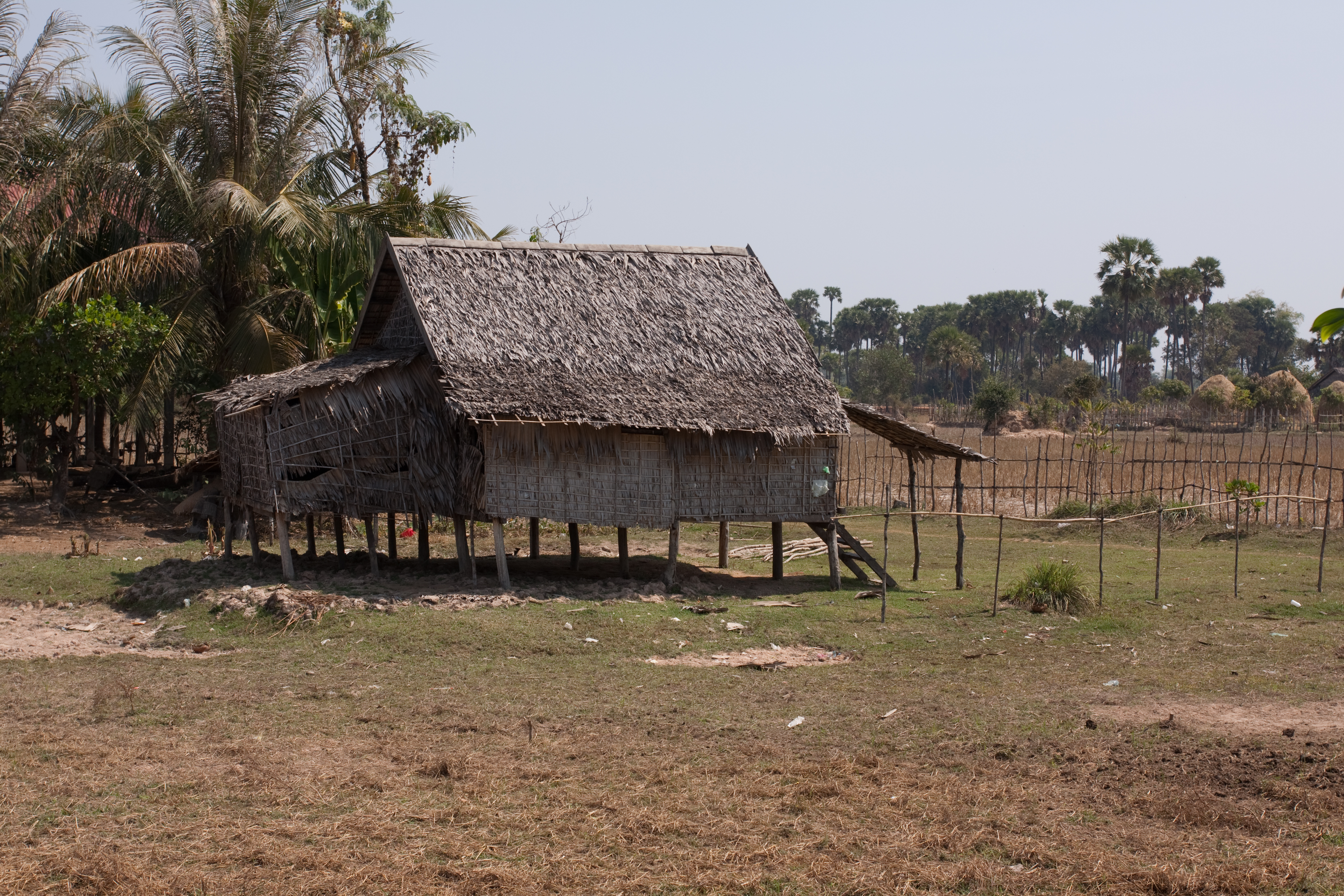 Banana Leaf House in Cambodia
