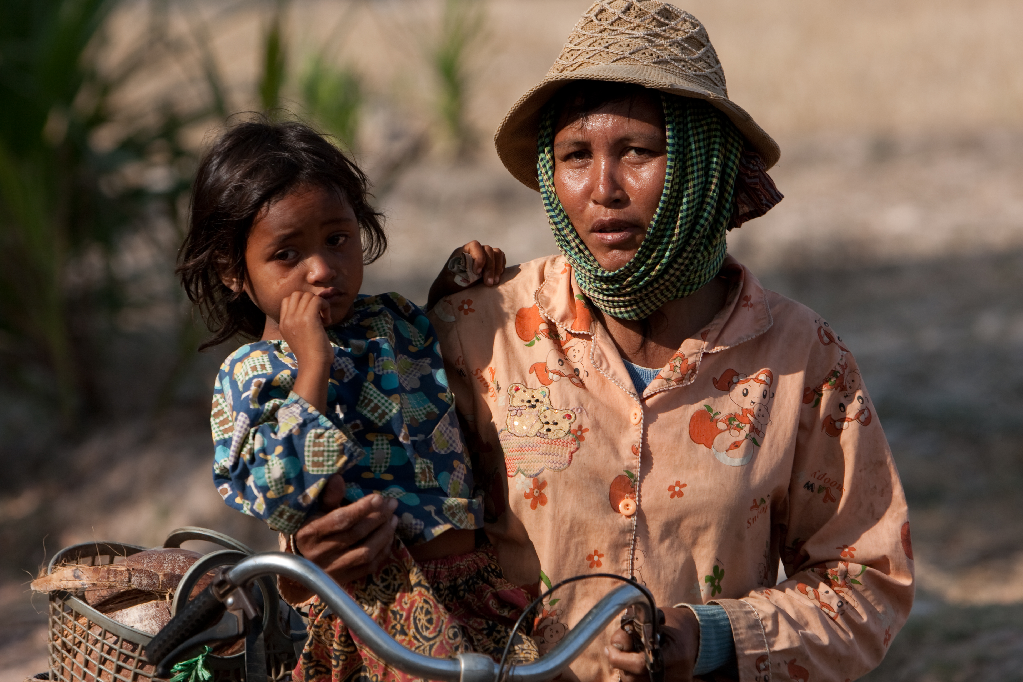Mother and Daughter in Cambodia