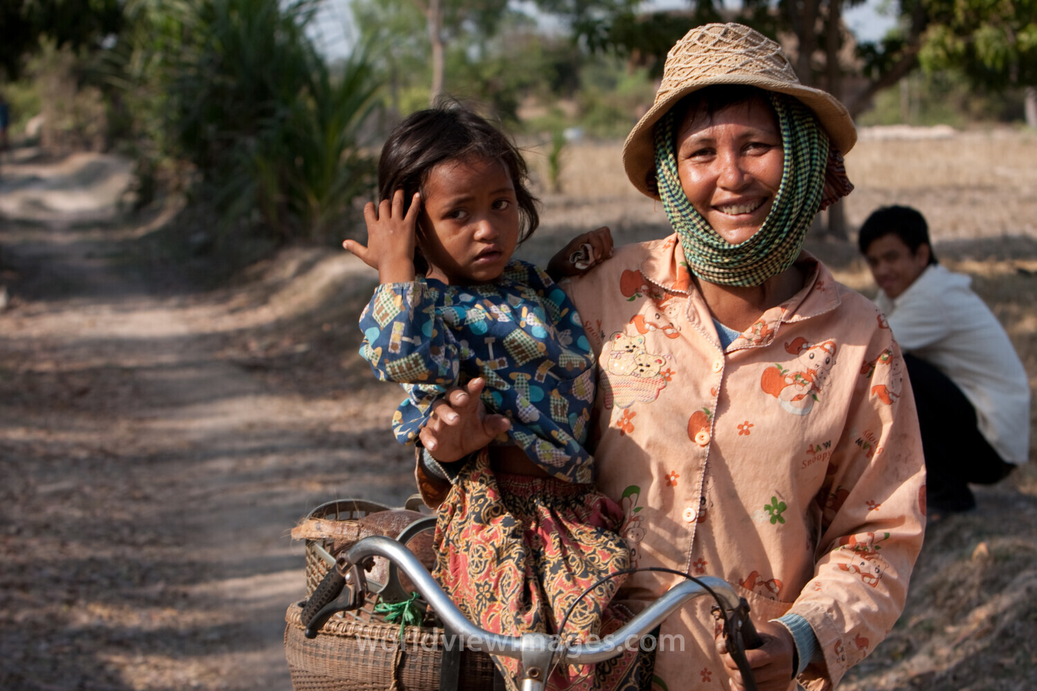 Mother and Daughter in Cambodia