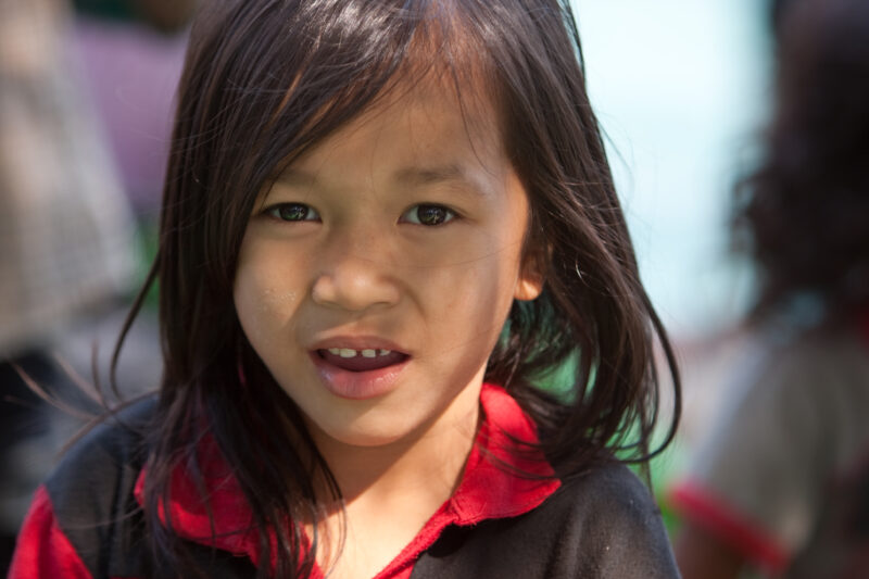 Girl in Cambodia — Stock image of young girl growing up in poverty in rural cambodia — Faces, Cambodia, girl, girls, child