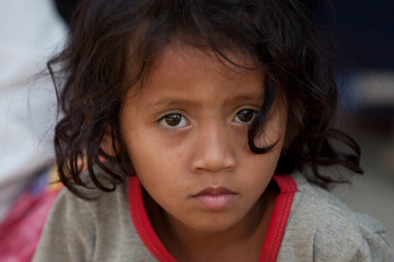 Girl in Cambodia — Stock image of young girl growing up in poverty in rural cambodia — Faces, Cambodia, girl, girls, child
