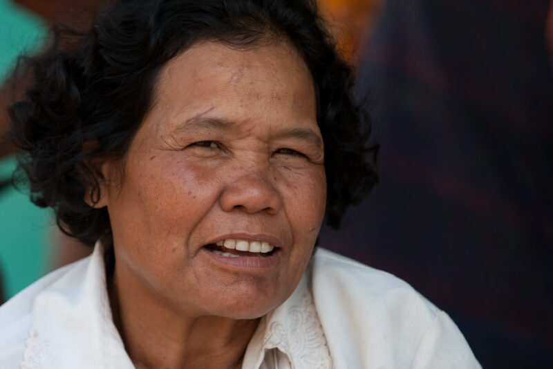 Woman in Cambodia — Stock image of a woman living in Rural Cambodia — Woman, women, Cambodia, Khmer, faces