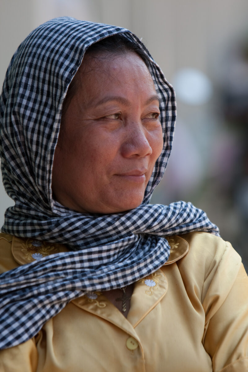 Woman in Cambodia — Stock image of a woman living in Rural Cambodia — Woman, women, Cambodia, Khmer, faces