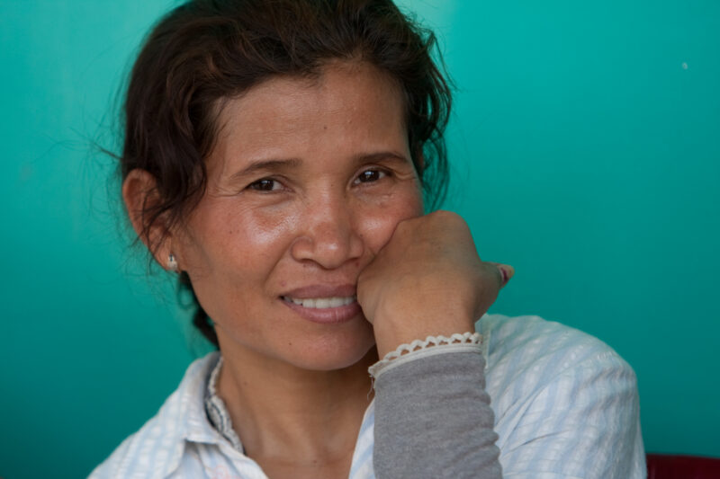 Woman in Cambodia — Stock image of a woman living in Rural Cambodia — Woman, women, Cambodia, Khmer, faces