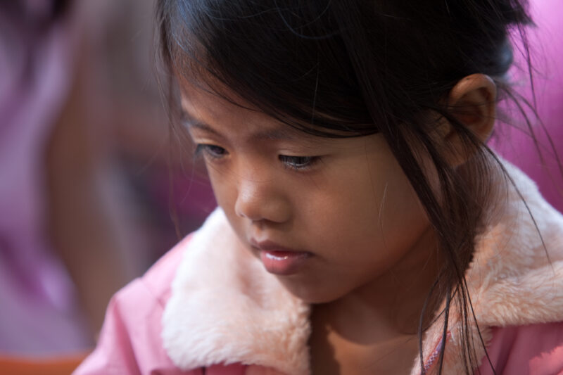 Girl in Cambodia — Stock image of young girl growing up in poverty in rural cambodia — Faces, Cambodia, girl, girls, child