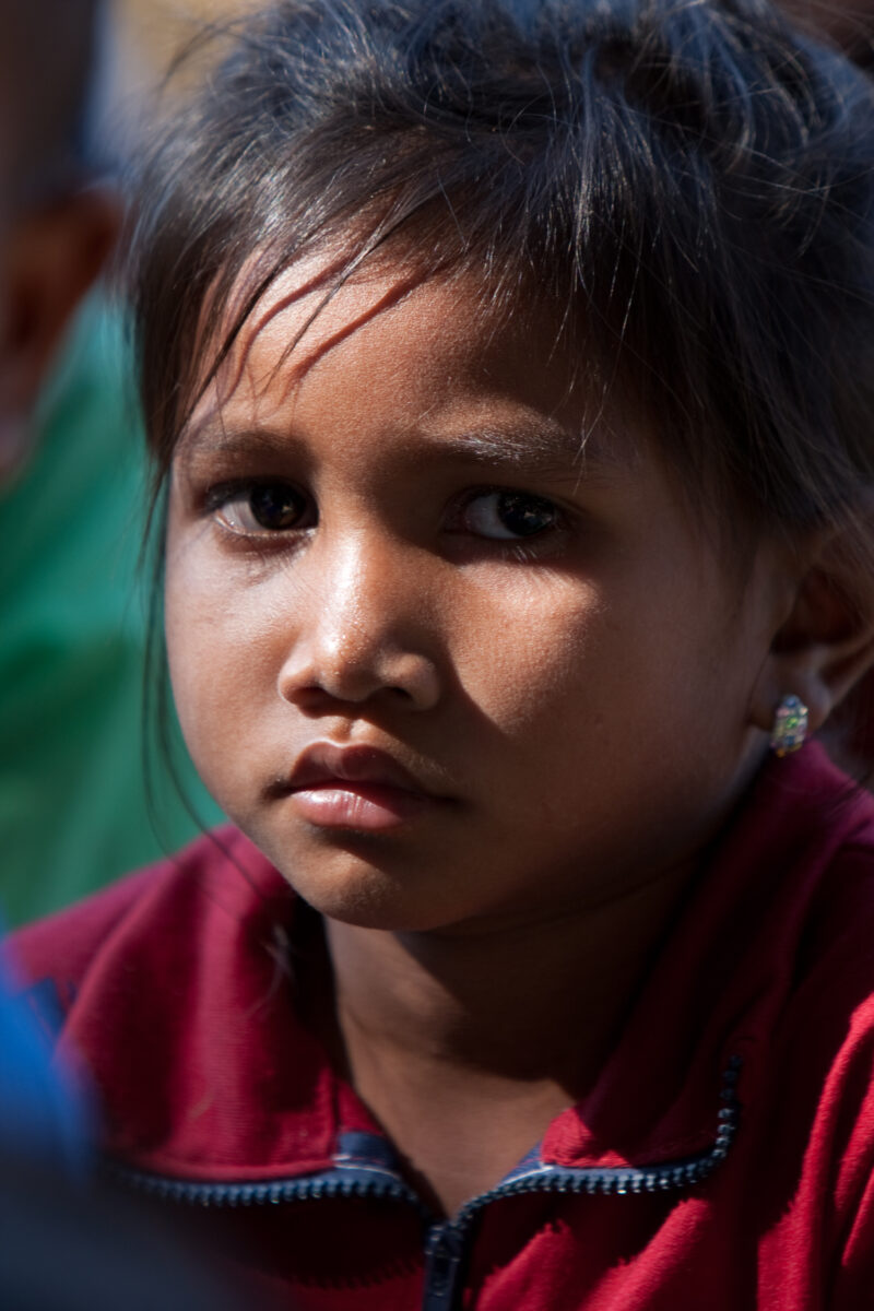 Girl in Cambodia — Stock image of young girl growing up in poverty in rural cambodia — Faces, Cambodia, girl, girls, child