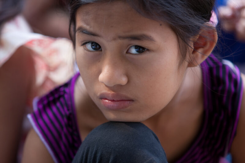 Girl in Cambodia — Stock image of young girl growing up in poverty in rural cambodia — Faces, Cambodia, girl, girls, child