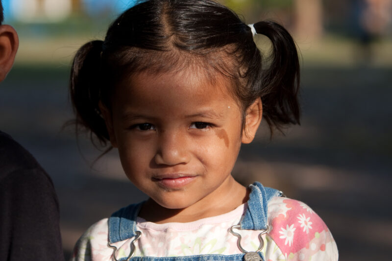 Girl in Cambodia — Stock image of young girl growing up in poverty in rural cambodia — Faces, Cambodia, girl, girls, child