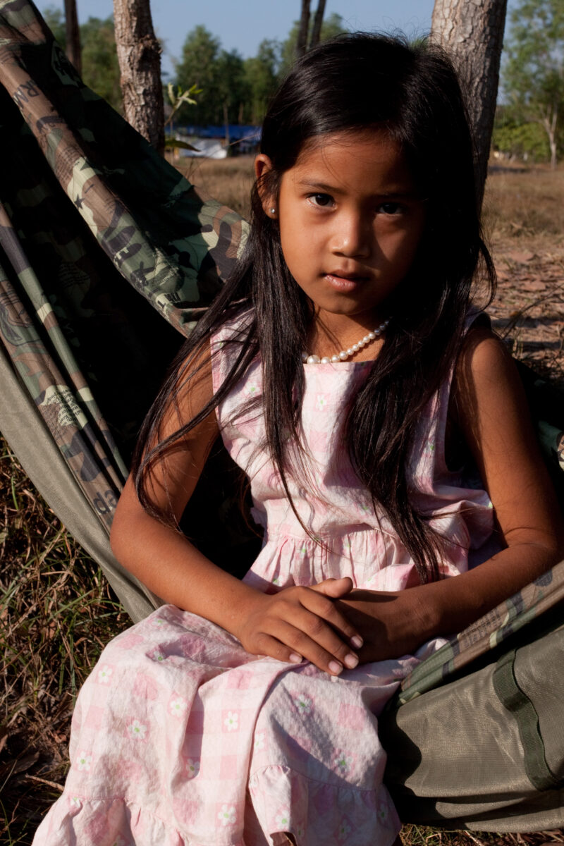 Girl in Cambodia — Stock image of young girl growing up in poverty in rural cambodia — Faces, Cambodia, girl, girls, child