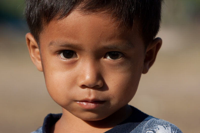 Boy in Cambodia — Stock Image of boy living in poverty in rural Cambodia — Cambodia, child, children, boy, boys