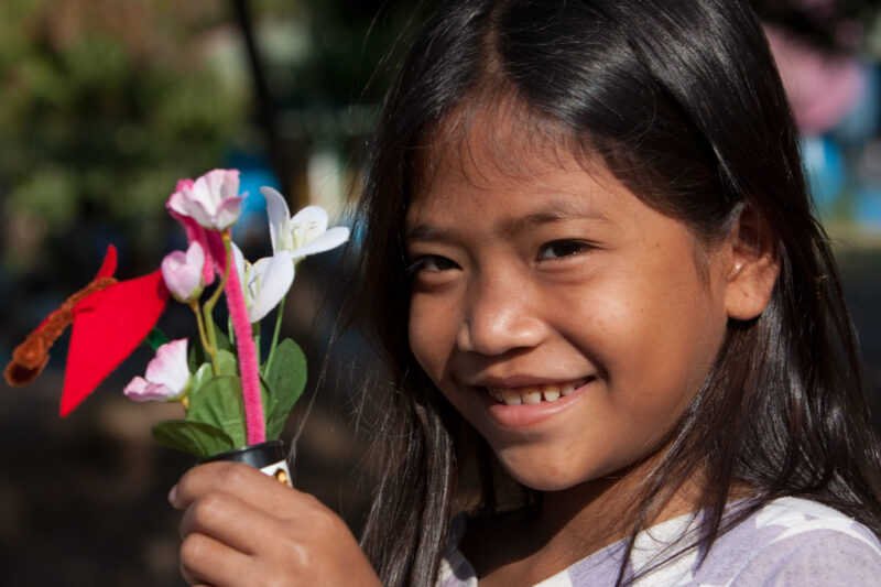 Girl in Cambodia — Stock image of young girl growing up in poverty in rural cambodia — Faces, Cambodia, girl, girls, child