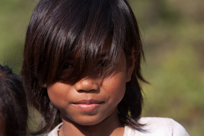 Girl in Cambodia — Stock image of young girl growing up in poverty in rural cambodia — Faces, Cambodia, girl, girls, child