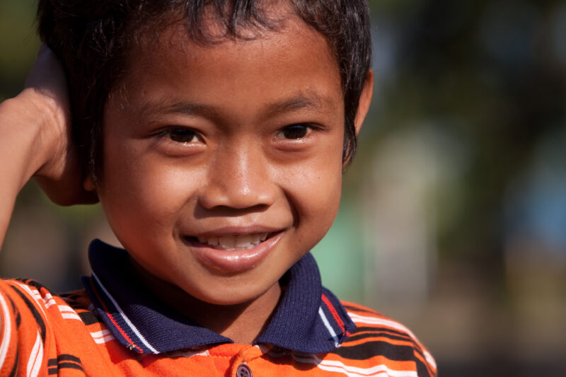 Boy in Cambodia — Stock Image of boy living in poverty in rural Cambodia — Cambodia, child, children, boy, boys