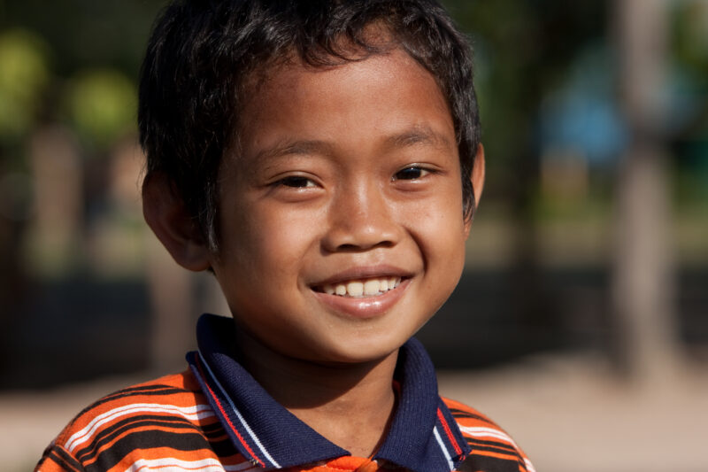 Boy in Cambodia — Stock Image of boy living in poverty in rural Cambodia — Cambodia, child, children, boy, boys